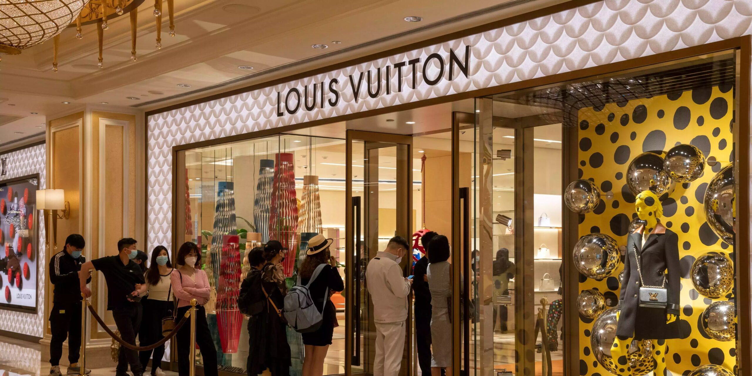 Stocks of luxury brands are falling, a sign that consumers' high-end spending spree is over.
